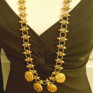 CHANEL NECKLACE WITH 4 MADEMOISELLE COCO PENDANTS